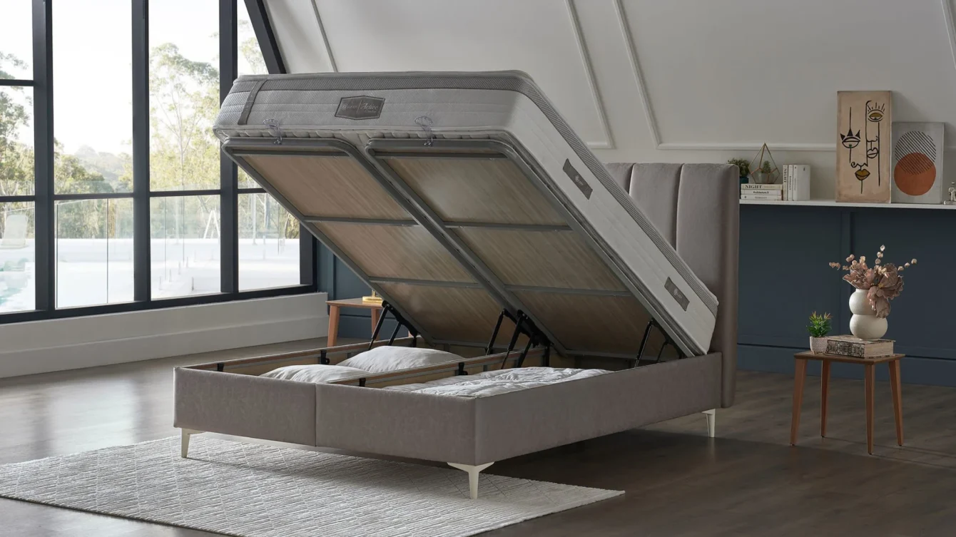 легло с механиъм Active Comfort, което е произведено от магазин за мебели BELLONA. На изображението виждате легло заедно с матрак Active Comfort, който може да поръчате отделно